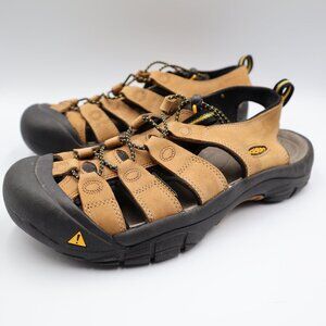 KEEN Newport H2 Sandals Closed Toe Water Sandals Leather Outdoor Mens‎ Size 9